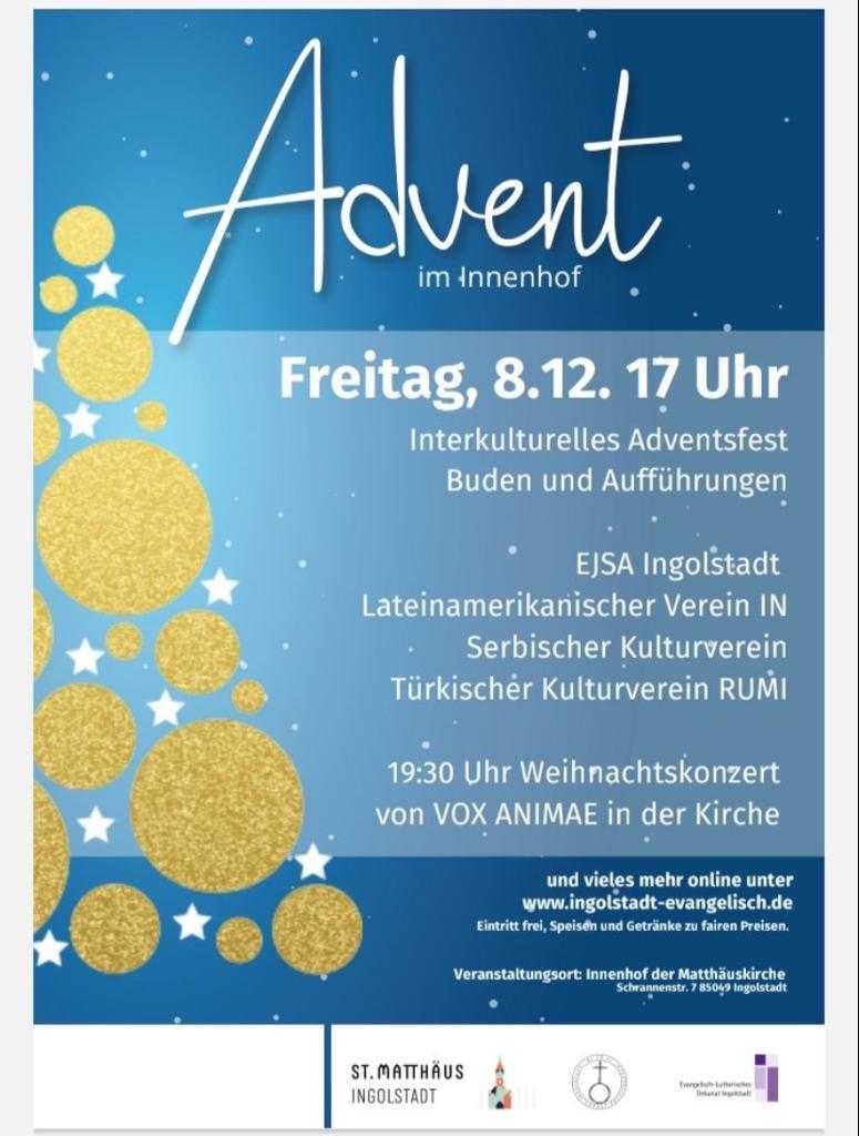 Advent im Innenhof